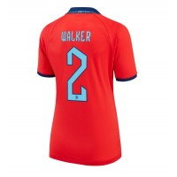Anglicko Kyle Walker #2 Vonkajší Ženy futbalový dres MS 2022 Krátky Rukáv